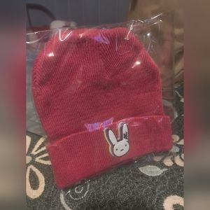 Pink Bad Bunny Beanie